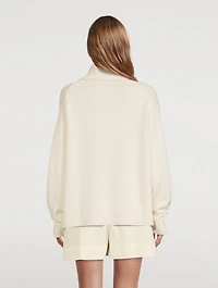 Hailey Cotton And Wool Polo Sweater