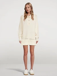Hailey Cotton And Wool Polo Sweater
