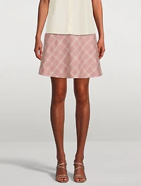 Keira Wool-Blend Mini Skirt