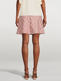Keira Wool-Blend Mini Skirt