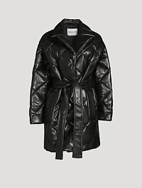Maxim Faux Leather Padded Jacket