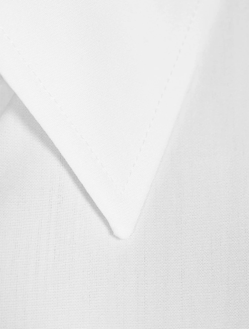 Cotton Cocoon-Sleeve Shirt