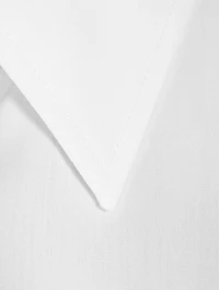 Cotton Cocoon-Sleeve Shirt