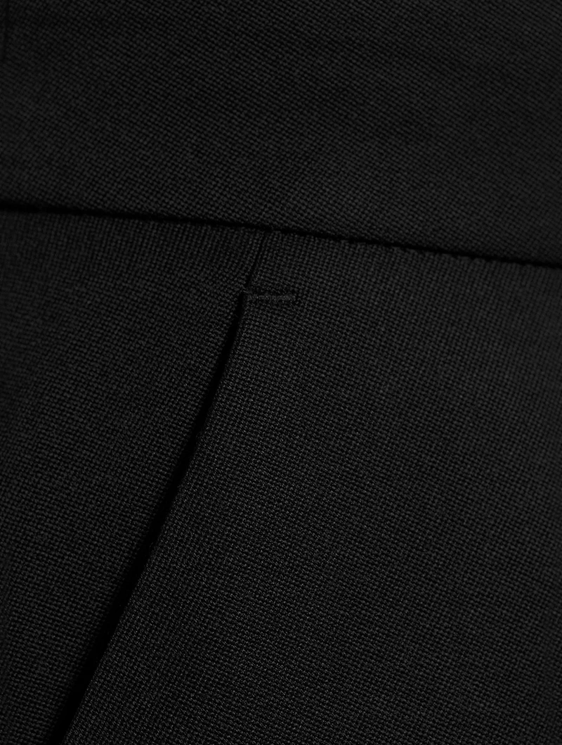 Slashed Long Cigarette Pants