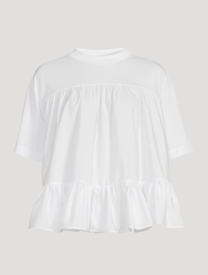 Compact Cotton Trapeze T-Shirt
