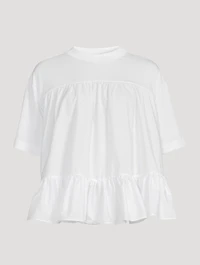 Compact Cotton Trapeze T-Shirt