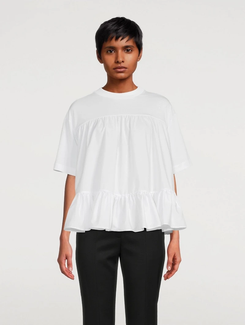 Compact Cotton Trapeze T-Shirt