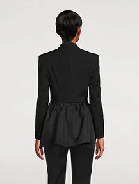 Hybrid Parka Peplum Jacket
