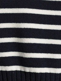 Wool And Cotton Crochet Patch Sweater