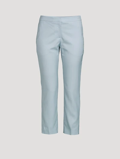 Wool Cropped Pants