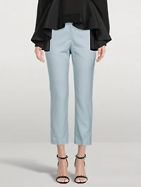 Wool Cropped Pants