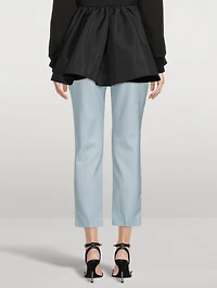 Wool Cropped Pants