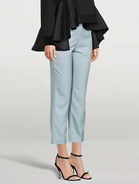 Wool Cropped Pants