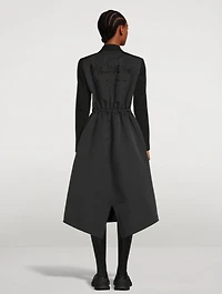 Wool Graffiti Hybrid Coat