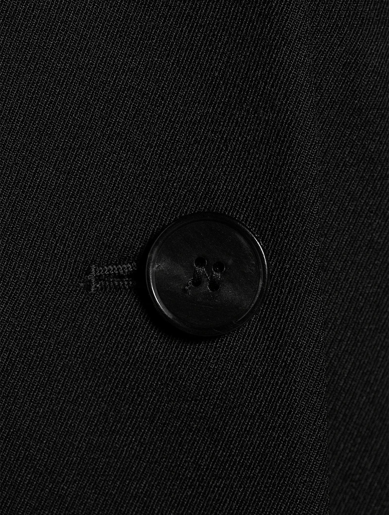 Wool Graffiti Hybrid Coat