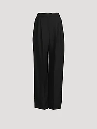 High-Waisted Wide-Leg Pants
