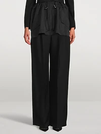 High-Waisted Wide-Leg Pants