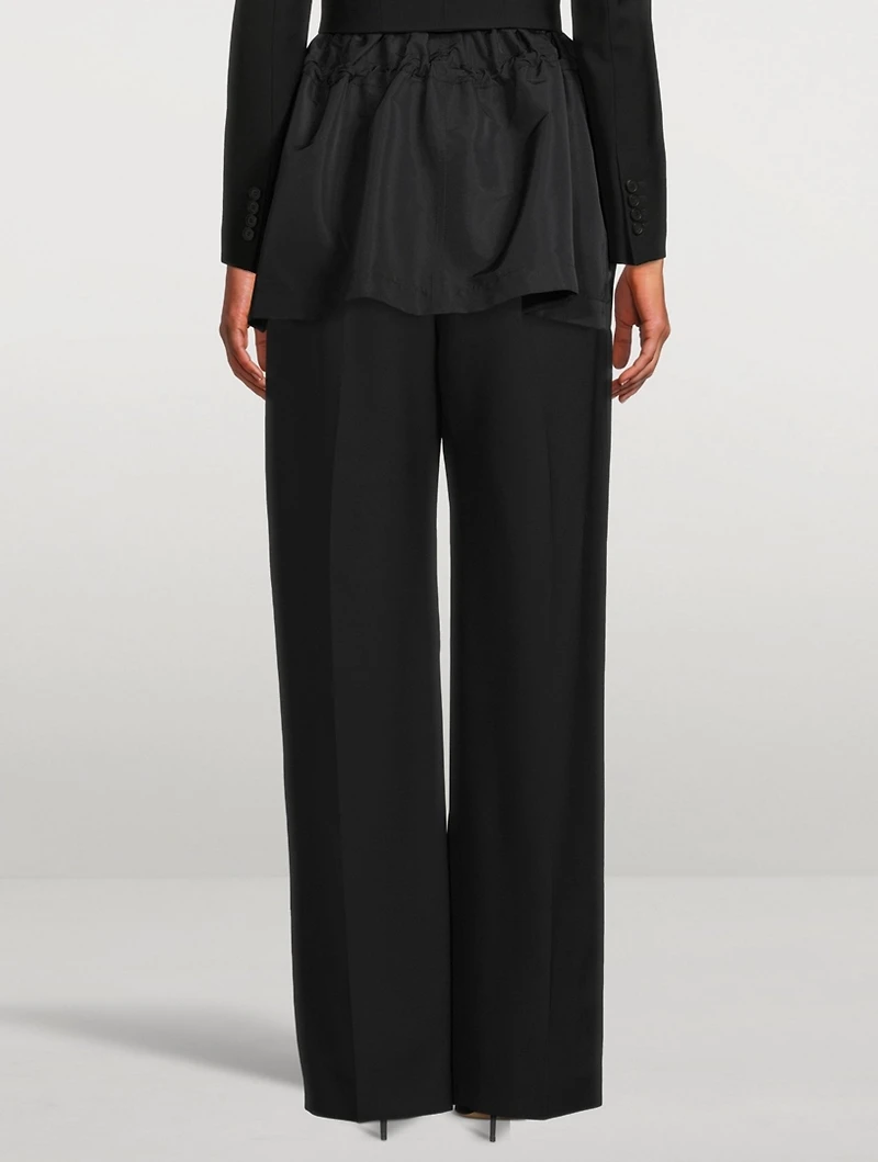High-Waisted Wide-Leg Pants