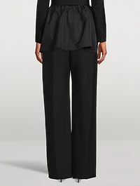 High-Waisted Wide-Leg Pants