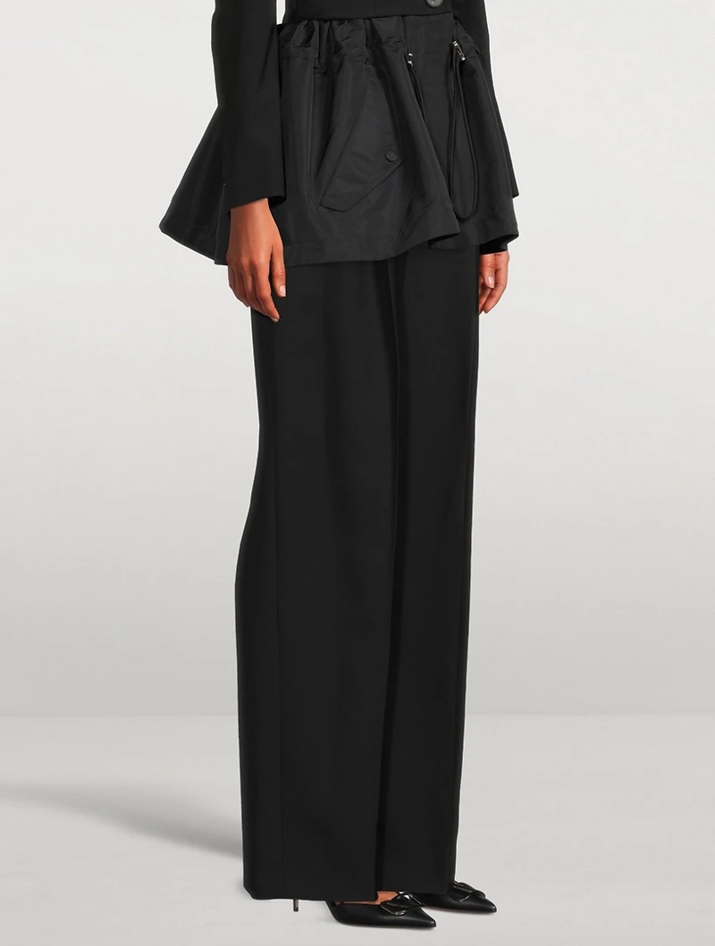 High-Waisted Wide-Leg Pants