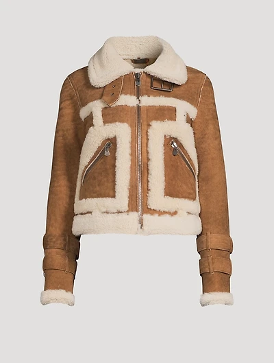 Doll Shearling Moto Jacket