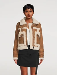 Doll Shearling Moto Jacket