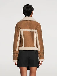 Doll Shearling Moto Jacket