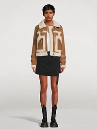 Doll Shearling Moto Jacket