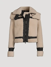 Kit Shearling Moto Jacket