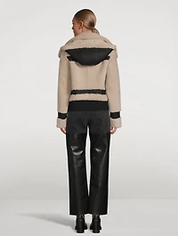 Kit Shearling Moto Jacket