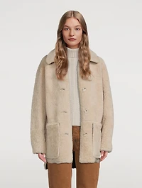 Sachs Shearling Reversible Coat