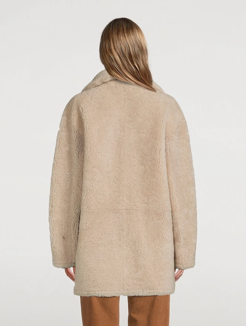 Sachs Shearling Reversible Coat