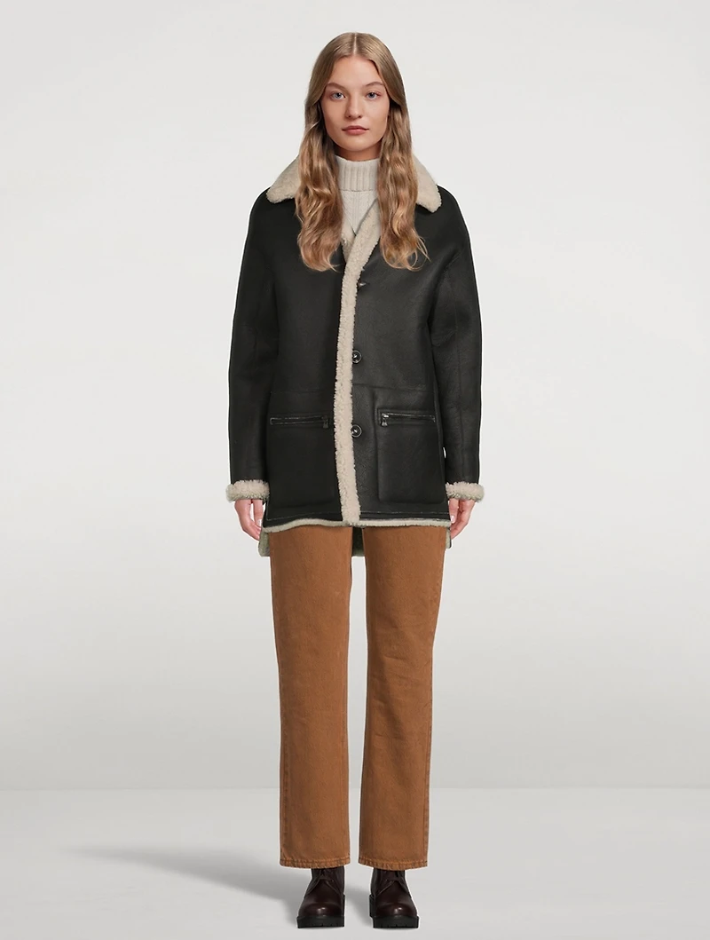 Sachs Shearling Reversible Coat