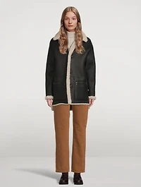 Sachs Shearling Reversible Coat