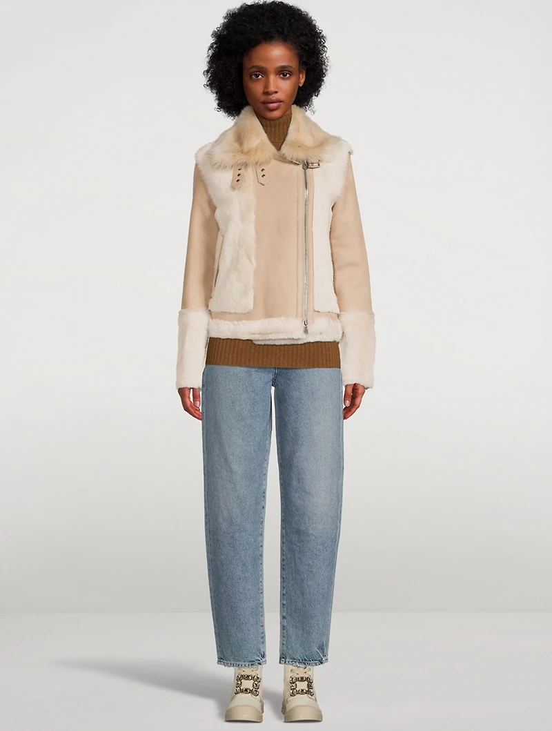 Soul Shearling Biker Jacket