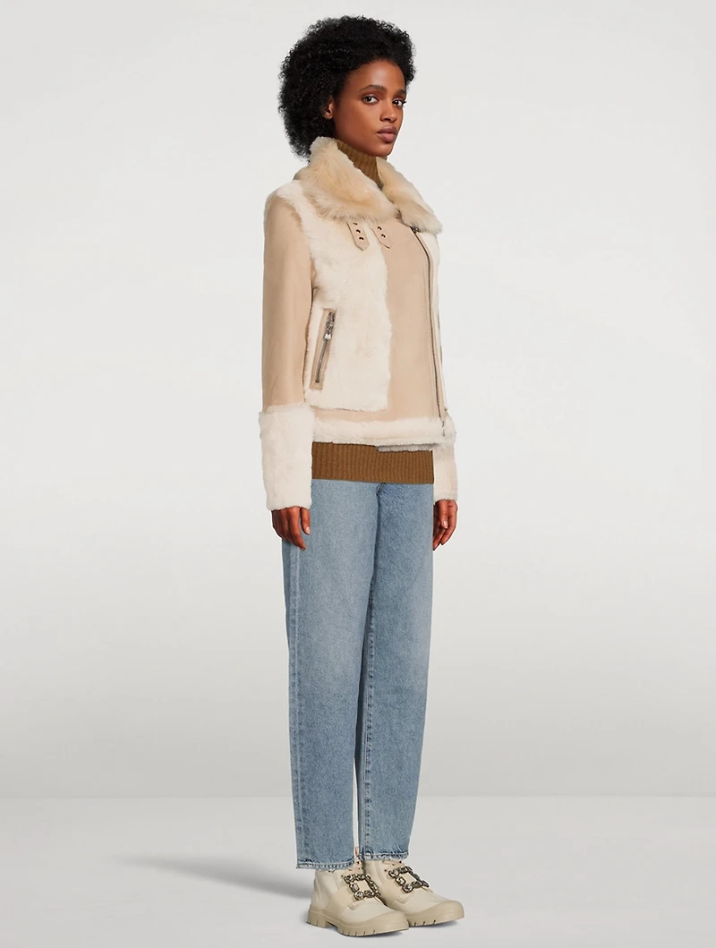 Soul Shearling Biker Jacket