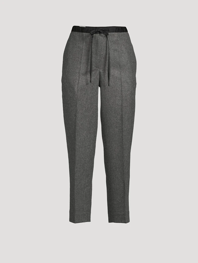 Wool Cropped Pants