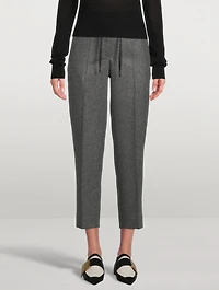 Wool Cropped Pants