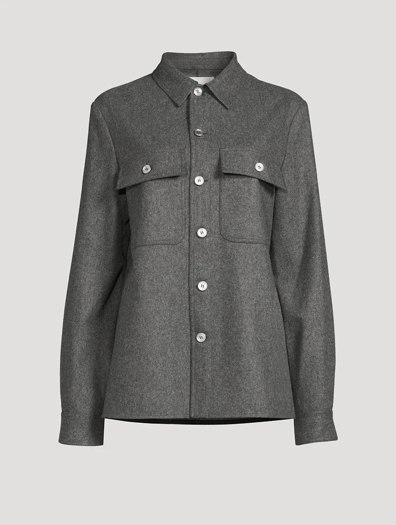 Wool Shirt Jacket