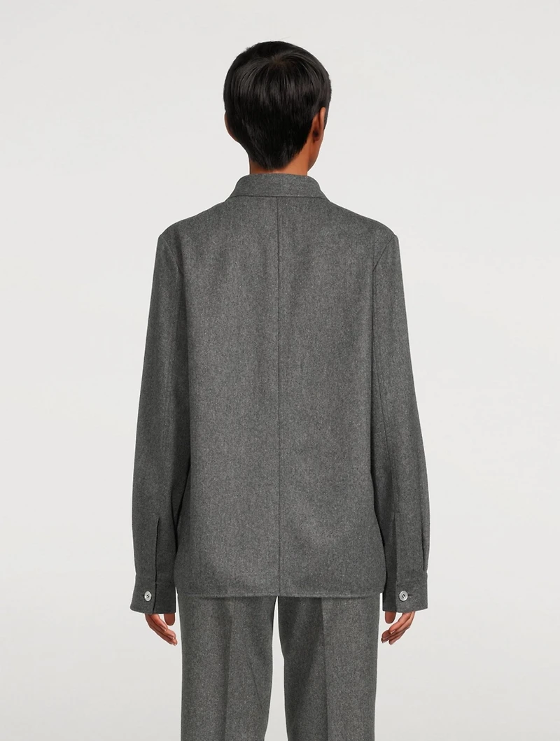 Wool Shirt Jacket