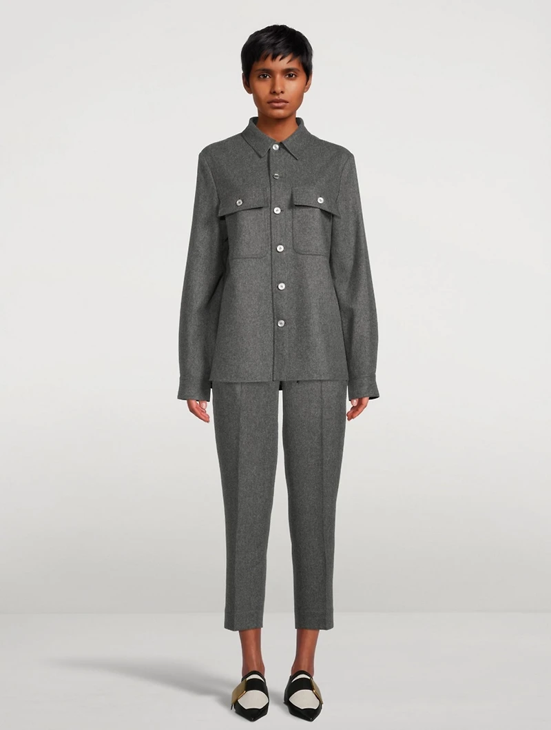 Wool Shirt Jacket