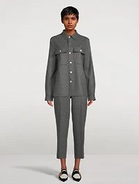 Wool Shirt Jacket