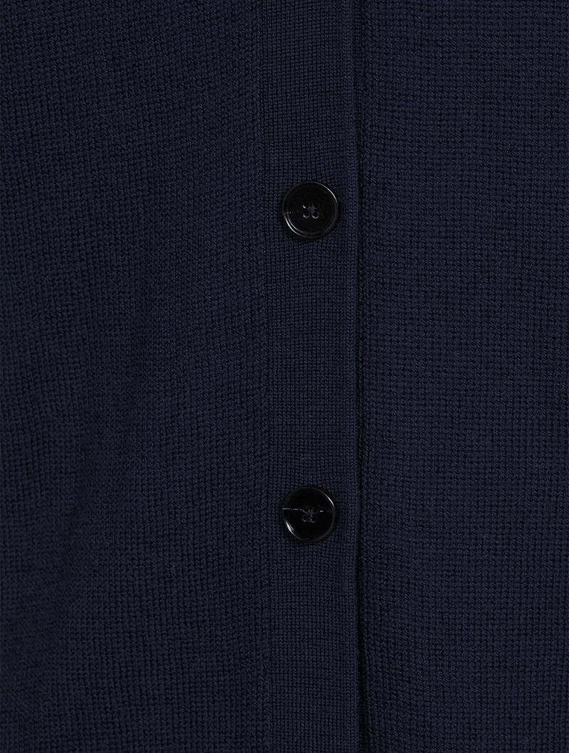 Wool Long Cardigan