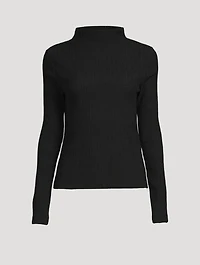 High-Neck Long-Sleeve Top