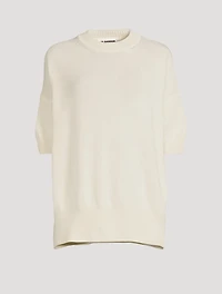 Cashmere Short-Sleeve Sweater