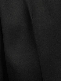 Wool Gabardine Straight-Leg Trousers