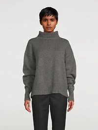 Cashmere And Cotton Turtleneck Sweater