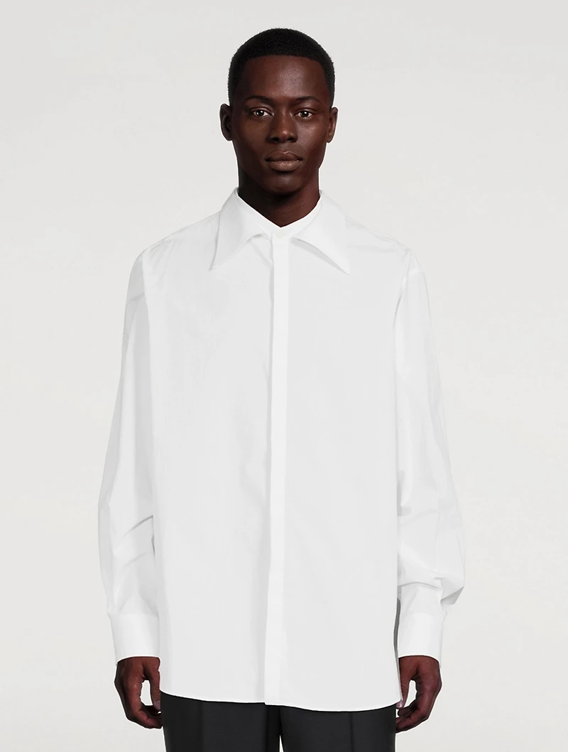 Cotton Collared Shirt