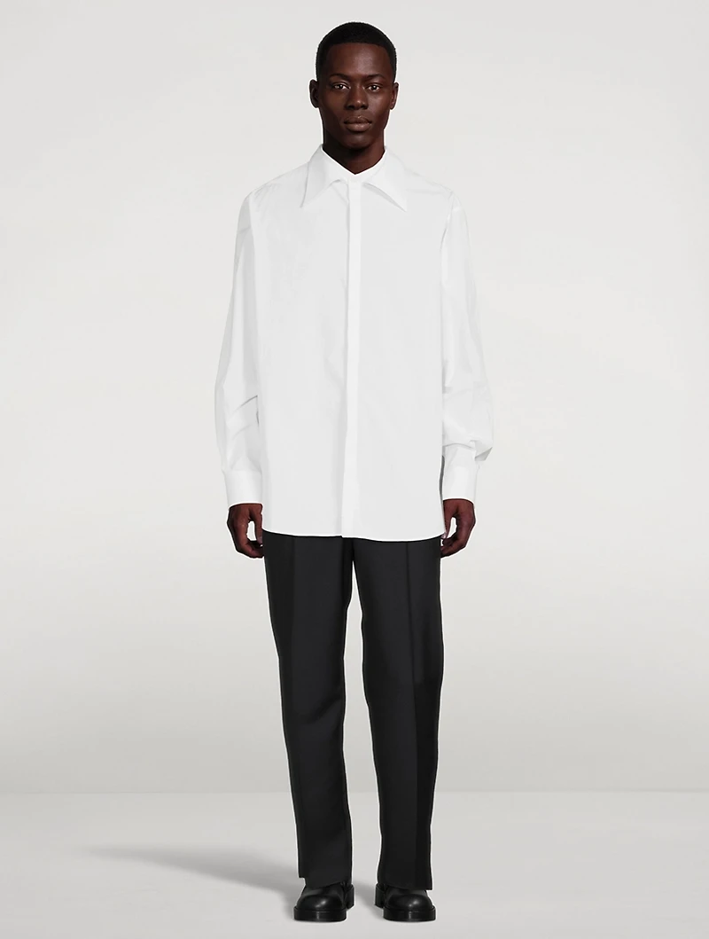 Cotton Collared Shirt