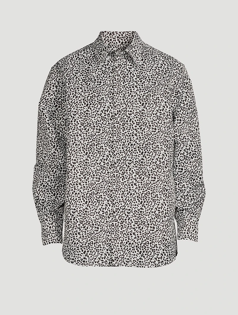 Nylon Shirt Animal Print